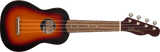 Fender Venice Ukeleles soprano (Sunburst de 2 colores)